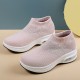 Women Casual Knitted Sports Simplicity Comfortable Running Shoes Women Casual Knitted Sports Simplicity Comfortable Running Shoes
