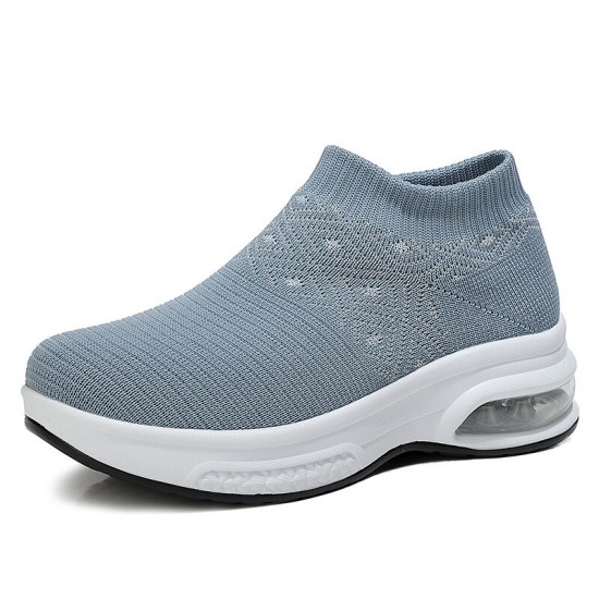 Women Casual Knitted Sports Simplicity Comfortable Running Shoes Women Casual Knitted Sports Simplicity Comfortable Running Shoes