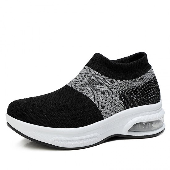 Women Casual Knitted Sports Simplicity Comfortable Running Shoes Women Casual Knitted Sports Simplicity Comfortable Running Shoes