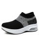 Women Casual Knitted Sports Simplicity Comfortable Running Shoes Women Casual Knitted Sports Simplicity Comfortable Running Shoes