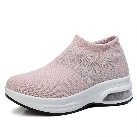 Women Casual Knitted Sports Simplicity Comfortable Running Shoes Women Casual Knitted Sports Simplicity Comfortable Running Shoes