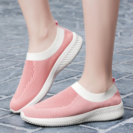 Women Casual Non-slip Kintted Comfortable Soft hole Sneakers Women Casual Non-slip Kintted Comfortable Soft hole Sneakers