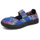 Women Summer Breathable Sandals Knit Platform Elastic Shoes Women Summer Breathable Sandals Knit Platform Elastic Shoes