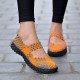Women Summer Breathable Sandals Knit Platform Elastic Shoes Women Summer Breathable Sandals Knit Platform Elastic Shoes