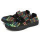 Women Summer Breathable Sandals Knit Platform Elastic Shoes Women Summer Breathable Sandals Knit Platform Elastic Shoes