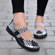 Women Summer Breathable Sandals Knit Platform Elastic Shoes Women Summer Breathable Sandals Knit Platform Elastic Shoes