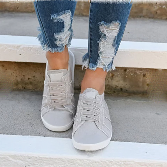 Women Corss Elastic Band Decor Wearable Comfy Shallow Canvas Flats Women Corss Elastic Band Decor Wearable Comfy Shallow Canvas Flats
