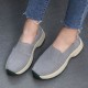 Women Large Size Casual Faux Suede Slip On Chunky Sneakers Women Large Size Casual Faux Suede Slip On Chunky Sneakers