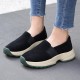 Women Large Size Casual Faux Suede Slip On Chunky Sneakers Women Large Size Casual Faux Suede Slip On Chunky Sneakers