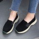 Women Large Size Casual Faux Suede Slip On Chunky Sneakers Women Large Size Casual Faux Suede Slip On Chunky Sneakers
