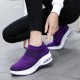 Women Casual Comfortable Striped Knitted Sports Running Shoes Women Casual Comfortable Striped Knitted Sports Running Shoes