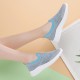 Women Casual Breathable Non-slip Mesh Cloth Slip-on Sneakers Women Casual Breathable Non-slip Mesh Cloth Slip-on Sneakers