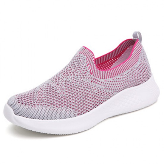 Women Casual Breathable Non-slip Mesh Cloth Slip-on Sneakers Women Casual Breathable Non-slip Mesh Cloth Slip-on Sneakers