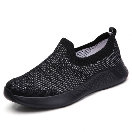 Women Casual Breathable Non-slip Mesh Cloth Slip-on Sneakers Women Casual Breathable Non-slip Mesh Cloth Slip-on Sneakers