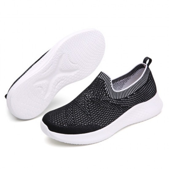 Women Casual Breathable Non-slip Mesh Cloth Slip-on Sneakers Women Casual Breathable Non-slip Mesh Cloth Slip-on Sneakers