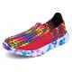 US Size 5-10 Women Casual Hand-made Knitting Shoes Outdoor Breathable Comfortable Flats Shoes US Size 5-10 Women Casual Hand-made Knitting Shoes Outdoor Breathable Comfortable Flats Shoes