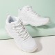 Women Casual Lace Up Slip Resistant Clunky Sneakers Women Casual Lace Up Slip Resistant Clunky Sneakers