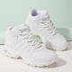 Women Casual Lace Up Slip Resistant Clunky Sneakers Women Casual Lace Up Slip Resistant Clunky Sneakers