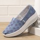 Dots Tree Printed Pattern Comfortable Canvas Rocker Sole Walking Shoes For Women Dots Tree Printed Pattern Comfortable Canvas Rocker Sole Walking Shoes For Women