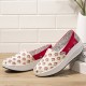 Dots Tree Printed Pattern Comfortable Canvas Rocker Sole Walking Shoes For Women Dots Tree Printed Pattern Comfortable Canvas Rocker Sole Walking Shoes For Women