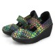 Elastic Belt Woven Swing Shoes Female Sport Sandals Shoes Elastic Belt Woven Swing Shoes Female Sport Sandals Shoes