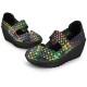 Elastic Belt Woven Swing Shoes Female Sport Sandals Shoes Elastic Belt Woven Swing Shoes Female Sport Sandals Shoes